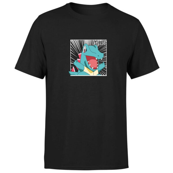 Pokemon Totodile Men's T-Shirt - Black - XS