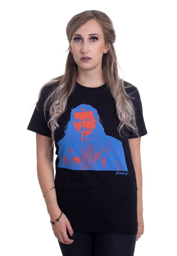 Post Malone - Red & Blue Photo - - T-Shirts