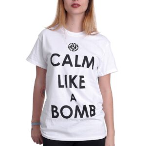 Rage Against The Machine – Calm Like A Bomb White – T-Shirt