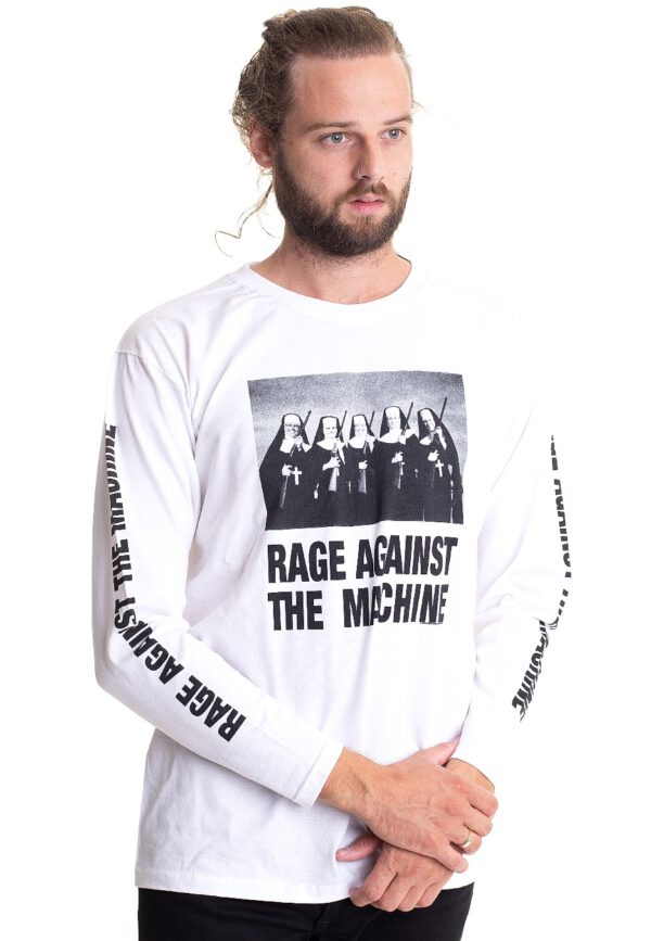 Rage Against The Machine - Nuns And Guns White - Longsleeves