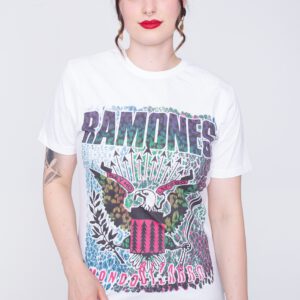 Ramones – Animal Skin White – T-Shirt