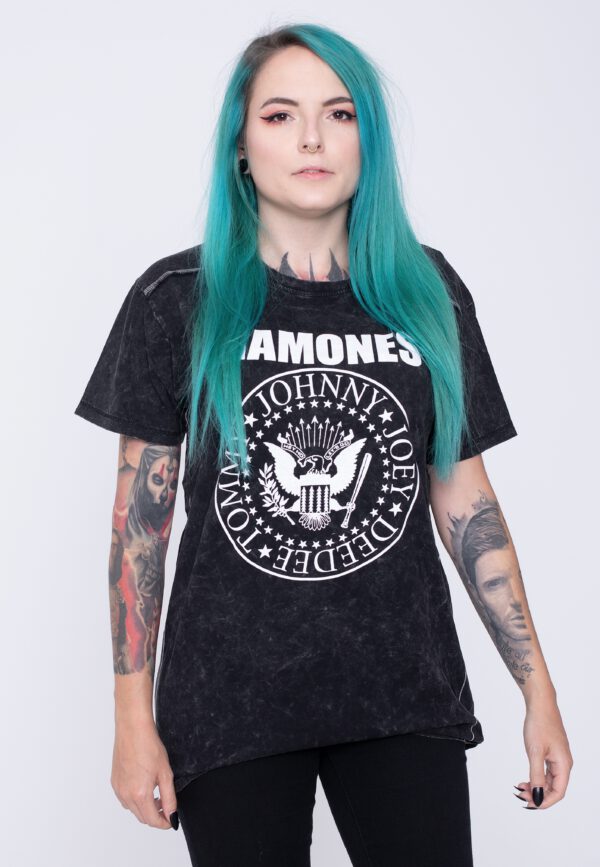 Ramones - Presidential Seal Snow Wash - - T-Shirts