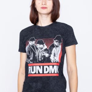 Run DMC – Gradient Bars Dip Dye – T-Shirt