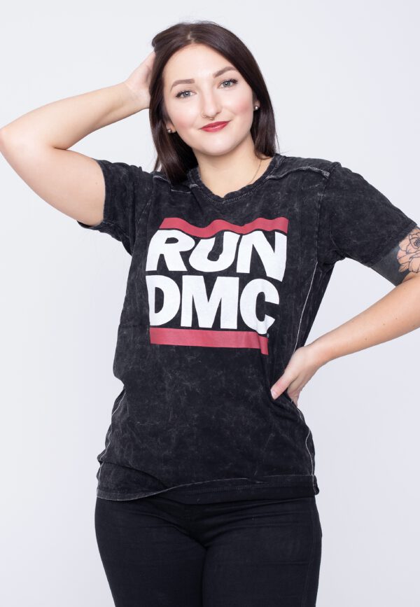 Run DMC - Logo Snow Wash - - T-Shirts