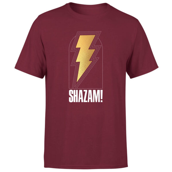 Shazam! Fury of the Gods Bolt Unisex T-Shirt - Burgundy - XS - Burgundy