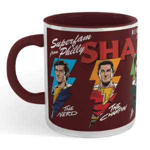 Shazam! Fury of the Gods Shazamily Mug – Burgundy