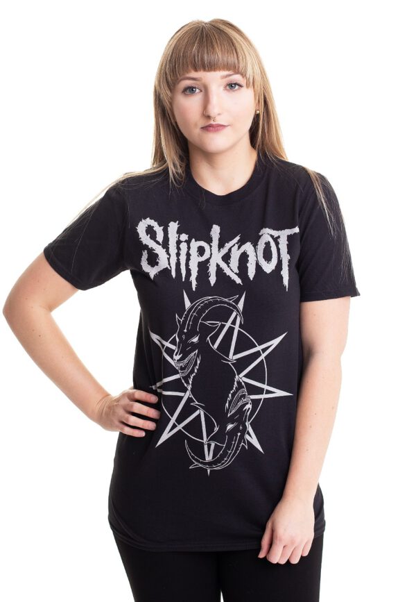 Slipknot - Goat Star Logo Back Print - - T-Shirts