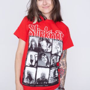Slipknot - Grid Photo Red - - T-Shirts