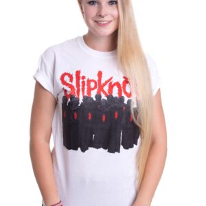 Slipknot - WANYK Black Figures White - - T-Shirts