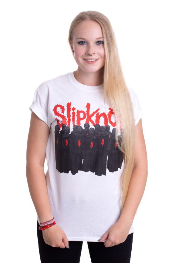 Slipknot - WANYK Black Figures White - - T-Shirts