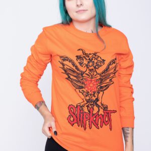 Slipknot - Winged Devil Orange - Longsleeves