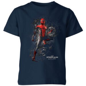 Spider-Man Far From Home Upgraded Suit Kids‘ T-Shirt – Navy – 5-6 Jahre