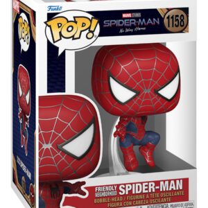 Spider-Man – NWH Friendly Neighborhood Spider-Man Leaping SM2 POP! Bobble-Head – Funko Pop