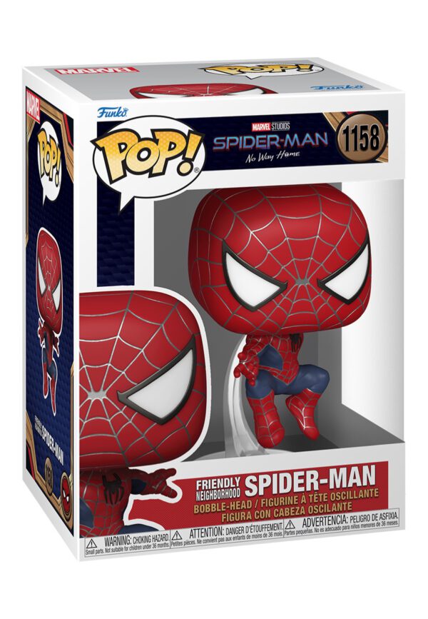 Spider-Man - NWH Friendly Neighborhood Spider-Man Leaping SM2 POP! Bobble-Head -