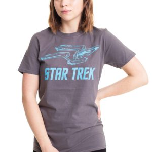 Star Trek – Enterprise Ship Grey – T-Shirt