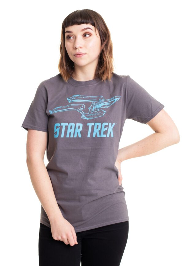 Star Trek - Enterprise Ship Grey - - T-Shirts