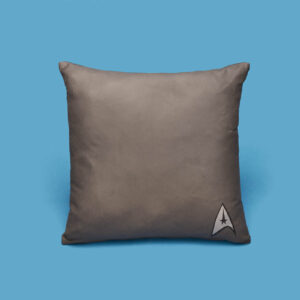 Star Trek Pattern And Logo Kissen – 60x60cm – Soft Touch