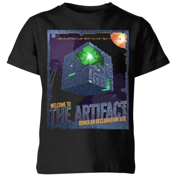 Star Trek: Picard Welcome To The Artifact Kids' T-Shirt - Black - 3-4 Jahre