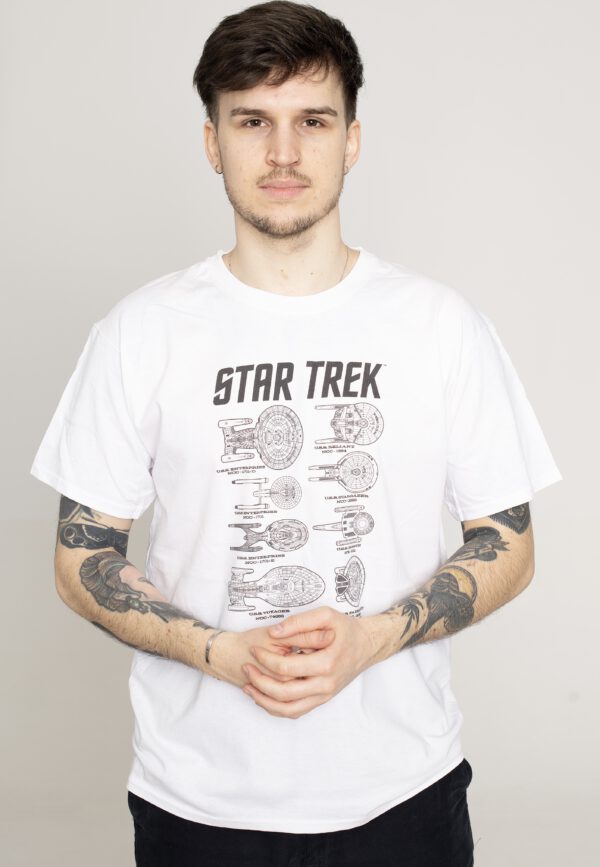 Star Trek - Ships Of Trek White - - T-Shirts