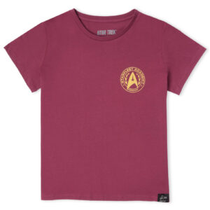 Star Trek Starfleet Commander Frauen T-Shirt – Burgund – XS – Burgundy