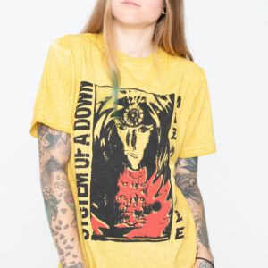 System Of A Down - Reflections Dip-Dye Yellow - - T-Shirts