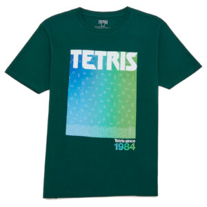 Tetris™ Scattered Blocks Unisex T-Shirt - Green - XS - Grün