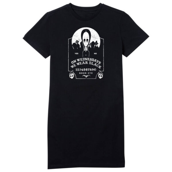 The Addams Family On Wednesday's We Wear Black Women's T-Shirt Dress - Black - S - Schwarz