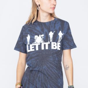 The Beatles – Let It Be Silhouette Dip Dye – T-Shirt