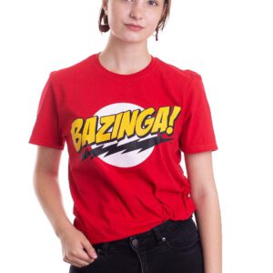 The Big Bang Theory – Bazinga Super Logo Red – T-Shirt