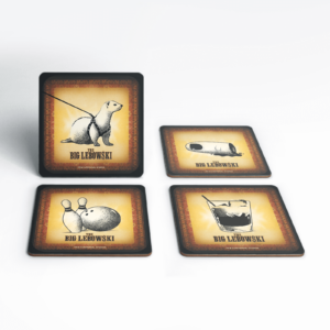 The Big Lebowski Vintage Coaster Set