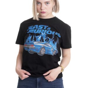 The Fast And The Furious – Blue Flames – T-Shirt