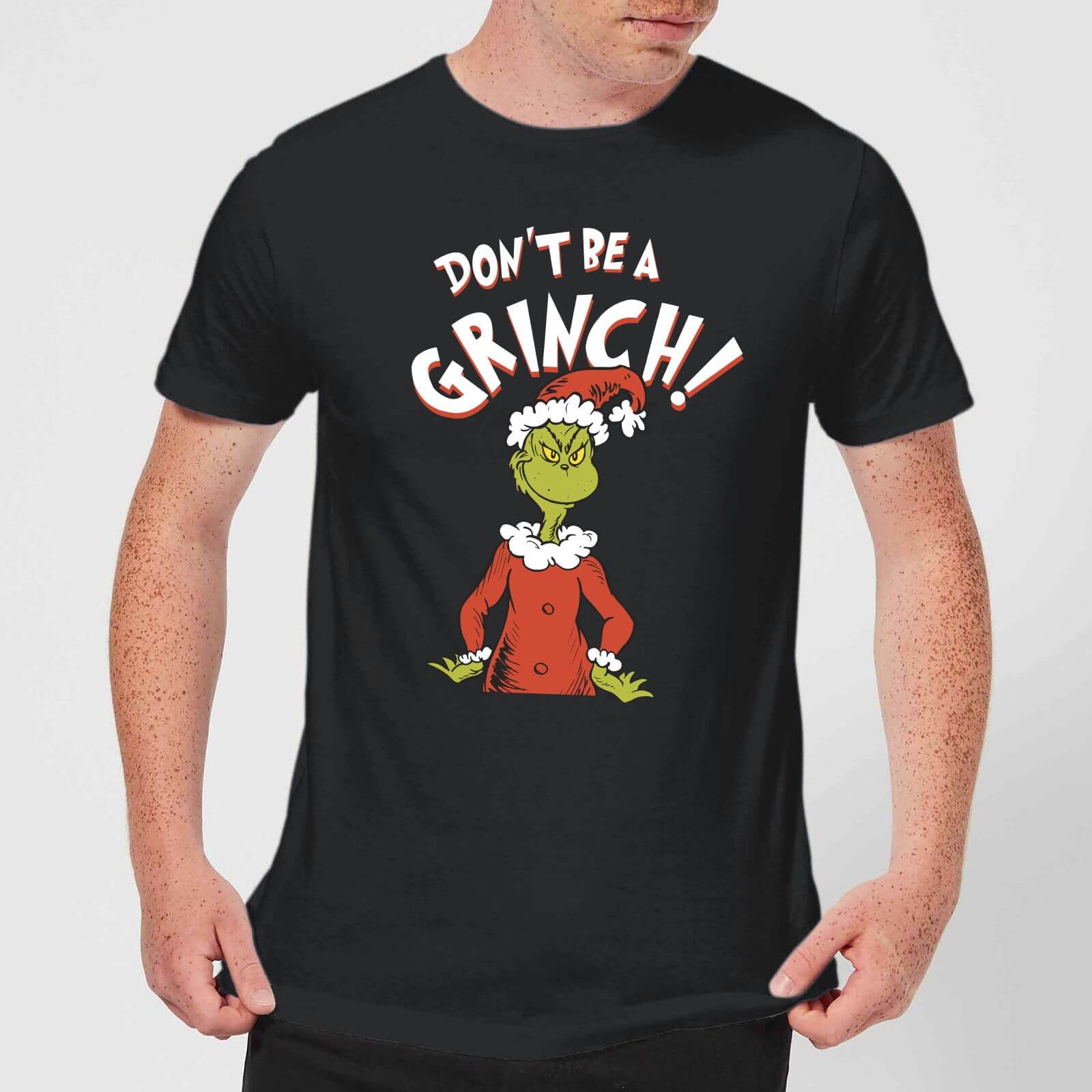 The Grinch Dont Be A Grinch Mens Christmas T-Shirt – Schwarz – S