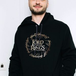 The Lord Of The Rings - Gold Foil Logo - Hoodies