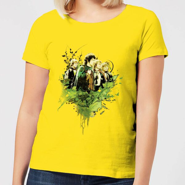 The Lord Of The Rings Hobbits Women's T-Shirt - Yellow - XXL - Gelb