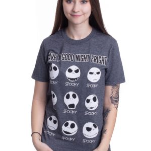The Nightmare Before Christmas – Have A Good Night Fright Dark Heather – T-Shirt