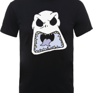 The Nightmare Before Christmas Jack Skellington Angry Face Schwarz T-Shirt – S – Schwarz