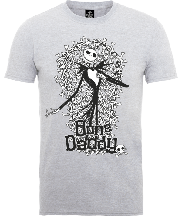 The Nightmare Before Christmas Jack Skellington Bone Daddy Grau T-Shirt - S