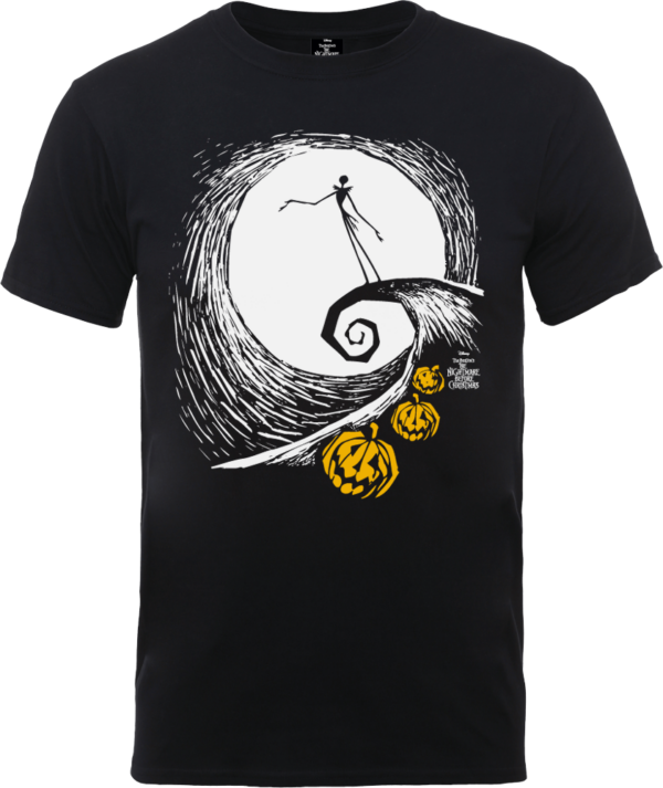 The Nightmare Before Christmas Jack Skellington Pumpkin King Schwarz T-Shirt - S