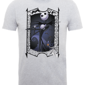 The Nightmare Before Christmas Jack Skellington Zero Pose Grau T-Shirt – S