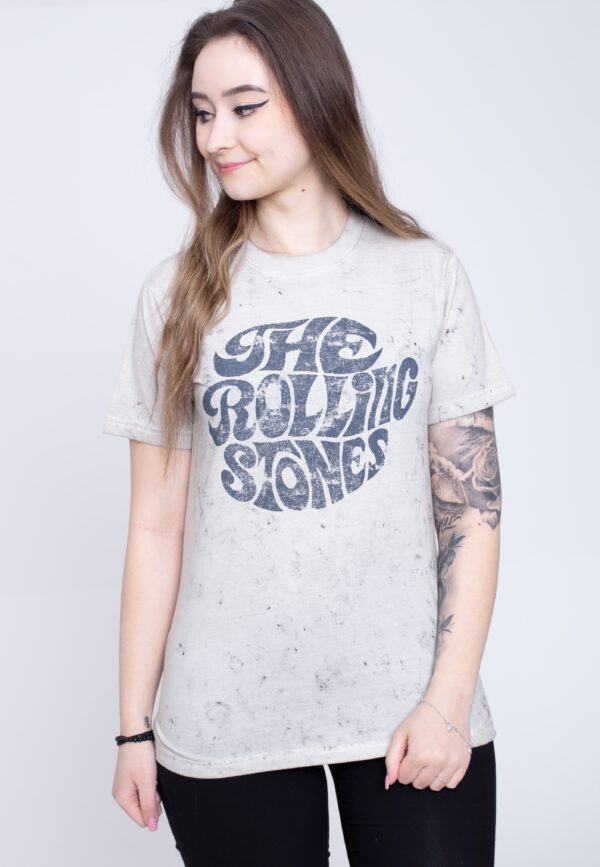 The Rolling Stones - 70's Dip Dye Logo Multicolored - - T-Shirts