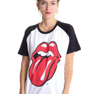 The Rolling Stones – Classic Tongue Black/ White – T-Shirt