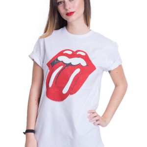 The Rolling Stones – Tongue Era White – T-Shirt
