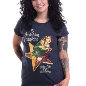 The Smashing Pumpkins – Mellon Collie Cover Navy – T-Shirt