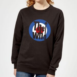 The Who Target Damen Sweatshirt – Schwarz – L – Schwarz