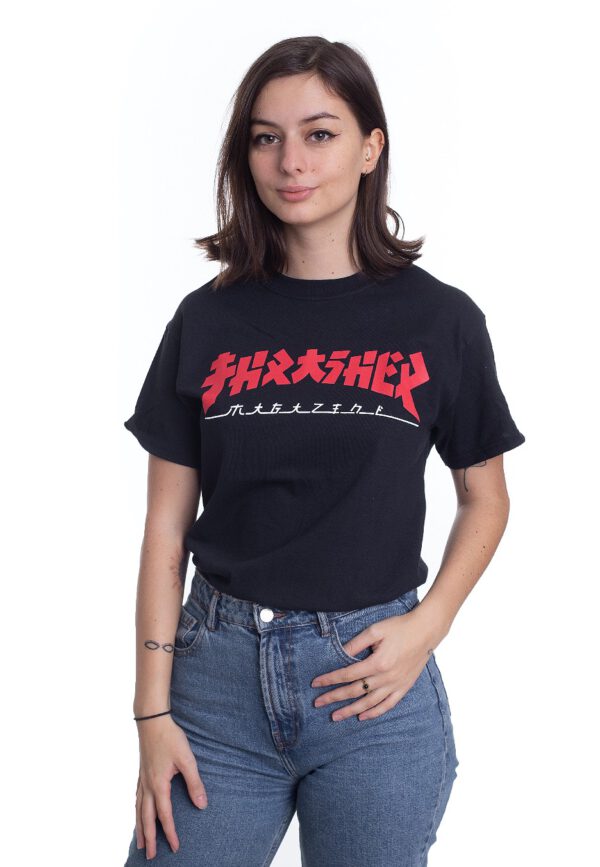 Thrasher - Godzilla Tee Black - - T-Shirts