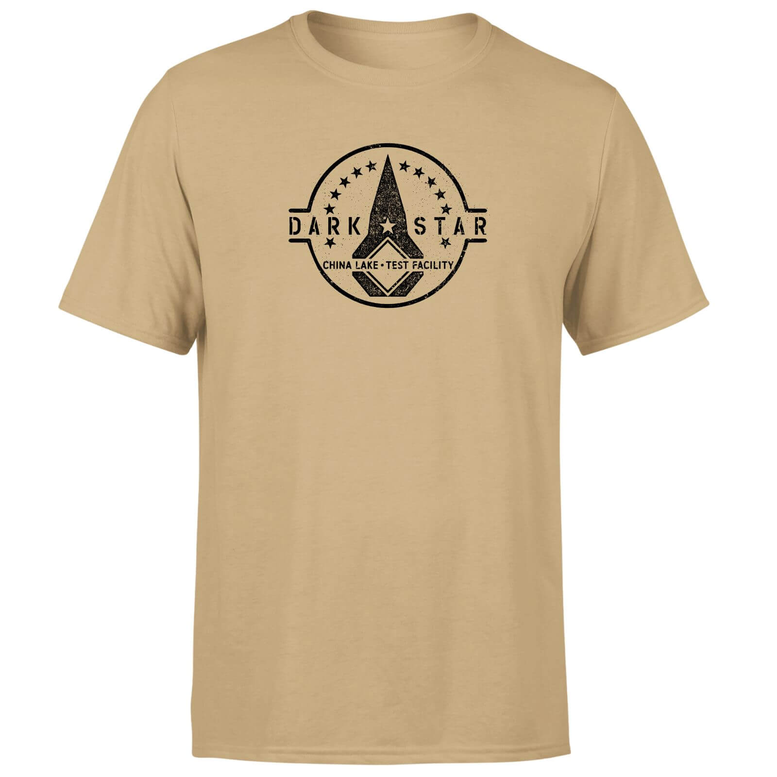 Top Gun Dark Star Test Facility Unisex T-Shirt – Tan – L – Tan