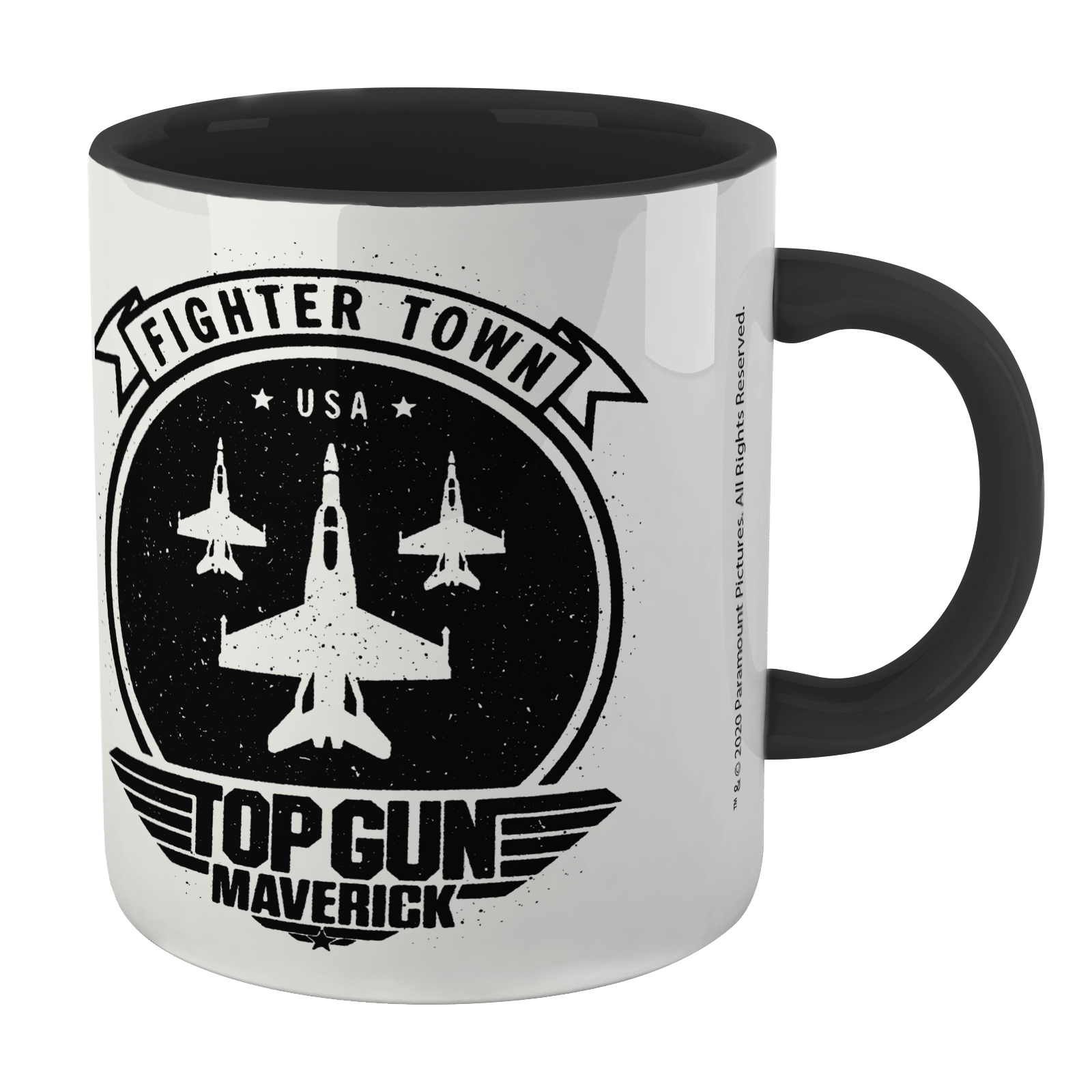 Top Gun Maverick Fighter Town USA Mug – Black