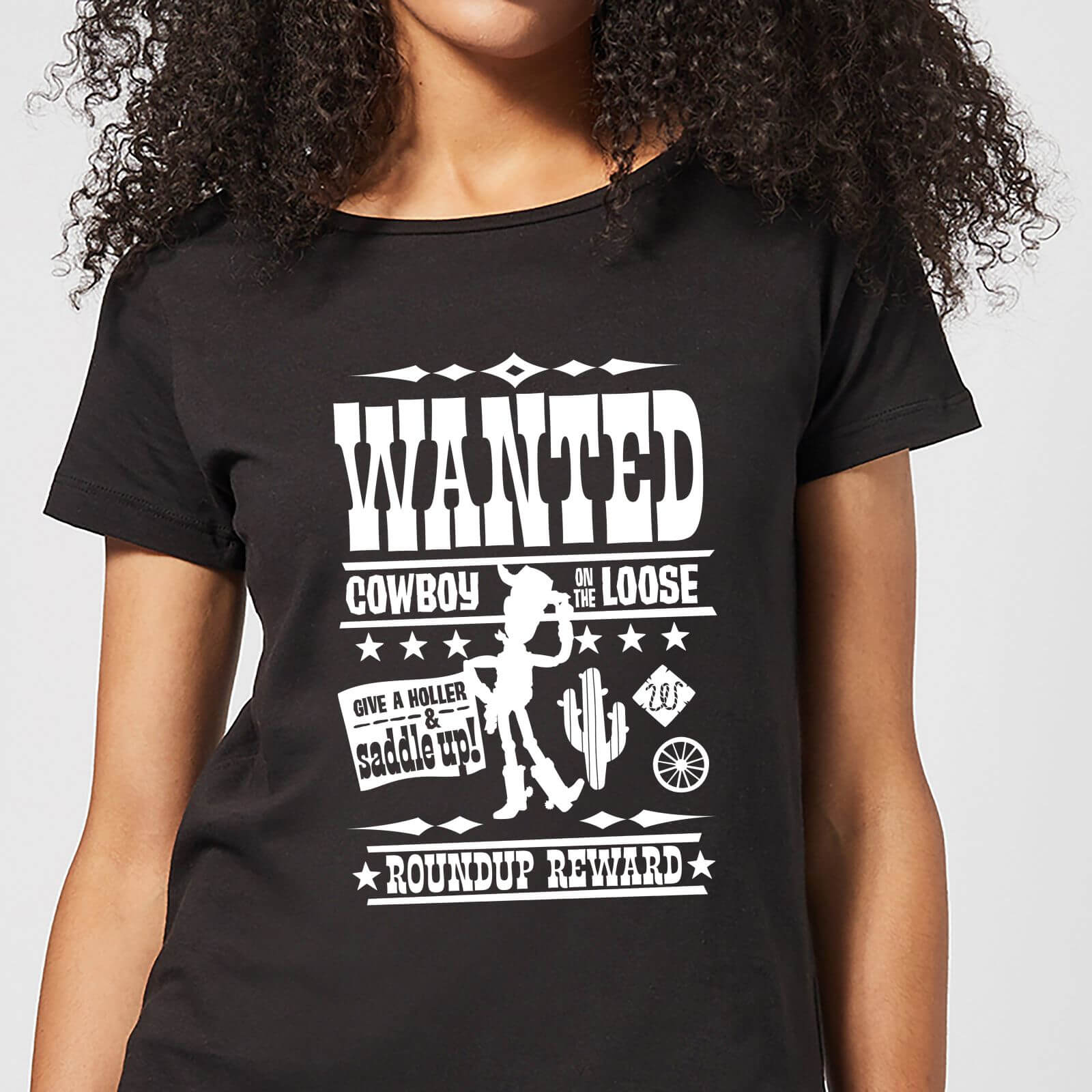 Toy Story Wanted Poster Damen T-Shirt – Schwarz – S – Schwarz