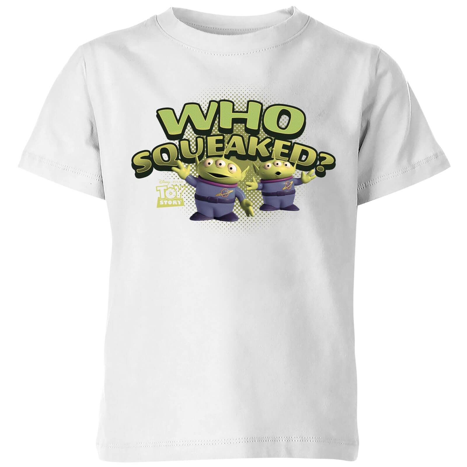 Toy Story Who Squeaked Kinder T-Shirt – Weiß – 3-4 Jahre – Weiß