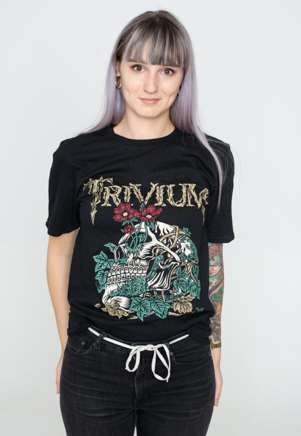 Trivium - Skelly Flower - - T-Shirts